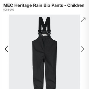 MEC Heritage Rain Bib Pants